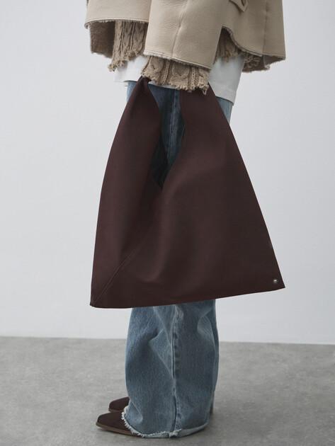 TENDANCE Shopper (eco-suede/genuine leather)