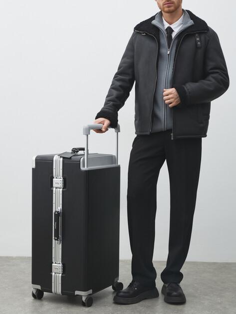 MAISON DAVID Suitcase (polycarbonate/aluminum), 103 l