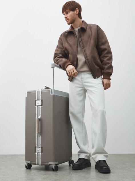 MAISON DAVID Suitcase (polycarbonate/aluminum), 103 l