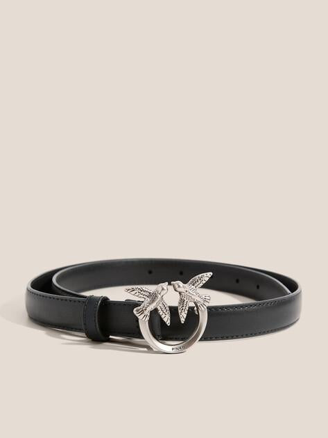 PINKO LOVE BERRY H2 BELT VITELLO (genuine leather)
