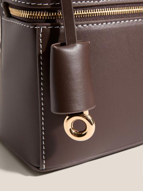 TENDANCE Crossbody Shoulder Bag (Genuine Leather)