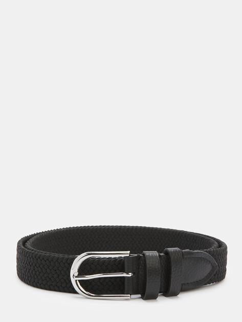 MAISON DAVID Belt (textile/genuine leather)