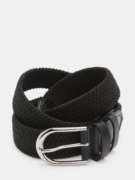 MAISON DAVID Belt (textile/genuine leather)