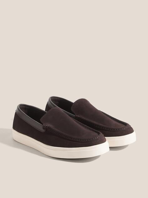 TENDANCE Loafers (genuine suede/genuine leather)