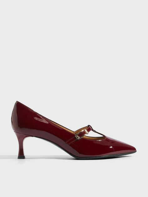 GIOVANNI FABIANI Mary Jane shoes (upper and sole made of genuine leather)