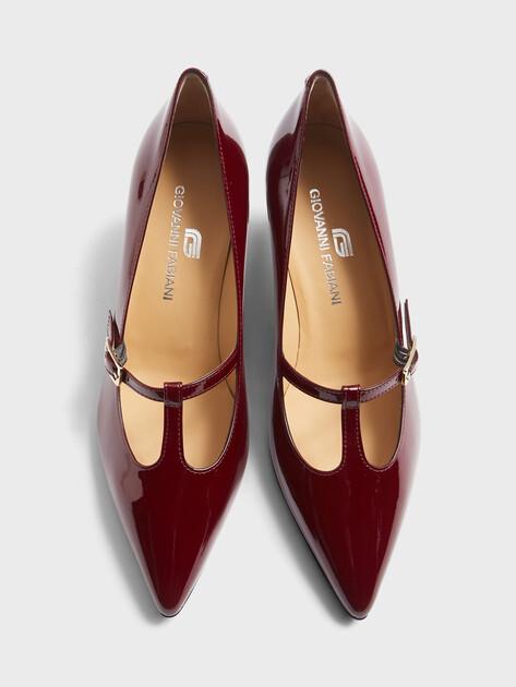 GIOVANNI FABIANI Mary Jane shoes (upper and sole made of genuine leather)