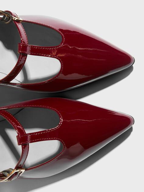 GIOVANNI FABIANI Mary Jane shoes (upper and sole made of genuine leather)