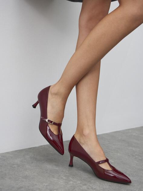 GIOVANNI FABIANI Mary Jane shoes (upper and sole made of genuine leather)