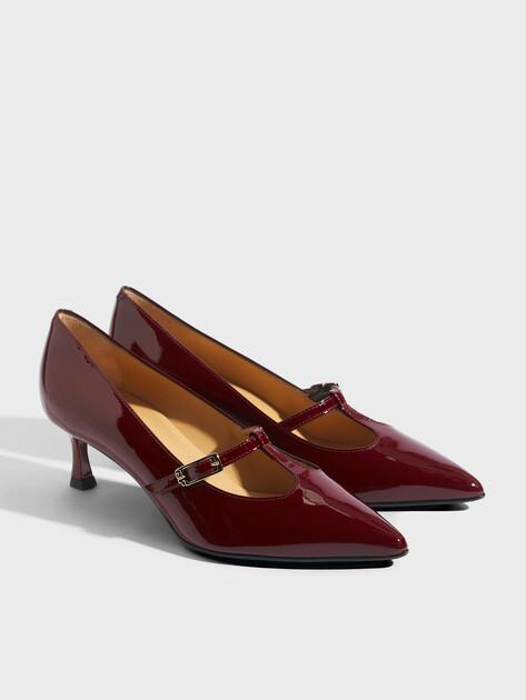 GIOVANNI FABIANI Mary Jane shoes (upper and sole made of genuine leather)