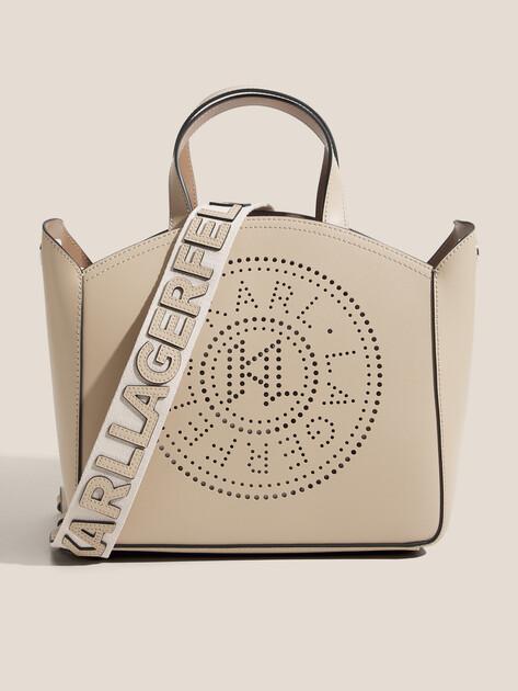 KARL LAGERFELD Тоут k/circle sm tote perforated (натуральная кожа)