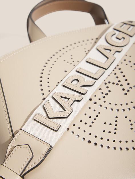 KARL LAGERFELD Тоут k/circle sm tote perforated (натуральная кожа)