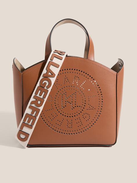KARL LAGERFELD Тоут k/circle sm tote perforated (натуральная кожа)