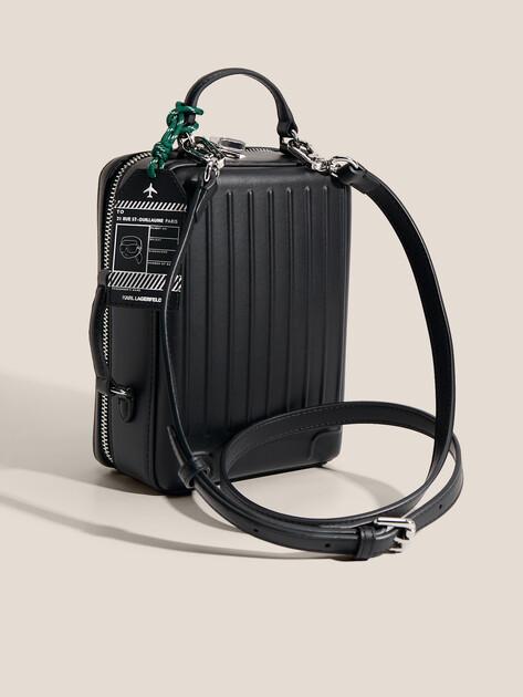 KARL LAGERFELD Ikon Suitcase Crossbody Bag (faux leather)