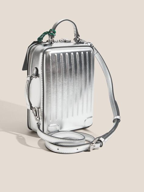 KARL LAGERFELD Ikon Suitcase Crossbody Bag (faux leather)