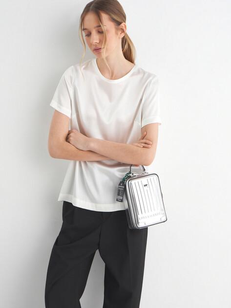 KARL LAGERFELD Ikon Suitcase Crossbody Bag (faux leather)
