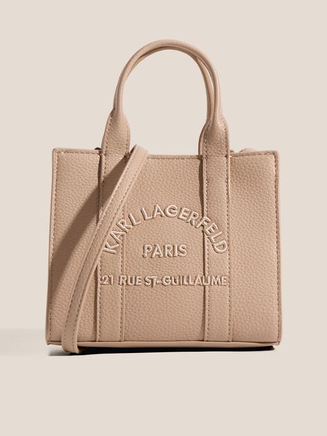 KARL LAGERFELD k/rsg mn square tote peb emb (faux leather)