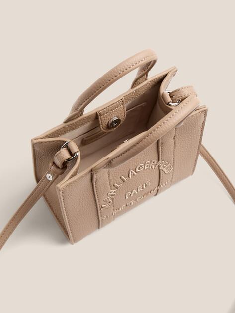 KARL LAGERFELD k/rsg mn square tote peb emb (faux leather)