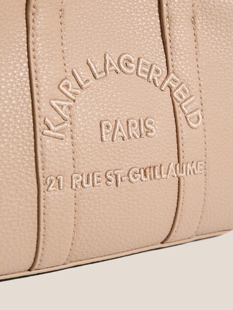 KARL LAGERFELD k/rsg mn square tote peb emb (faux leather)