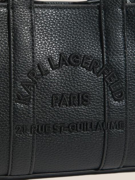 KARL LAGERFELD k/rsg mn square tote peb emb (faux leather)