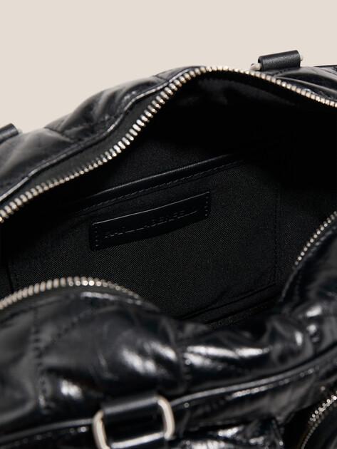KARL LAGERFELD Сумка k/kuilt pockets md bowling bag (натуральная кожа/полиамид)
