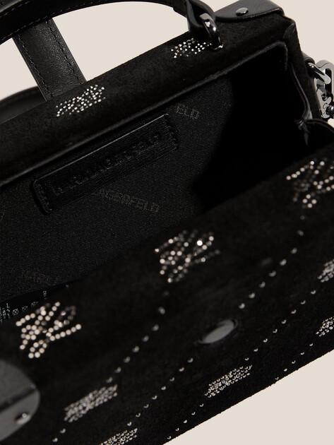 KARL LAGERFELD Сумка k/autograph padlock s trunk rh (натуральная замша)