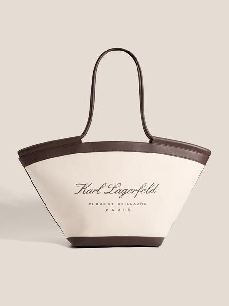 KARL LAGERFELD Сумка k/hotel karl large bag (текстиль/иск. кожа)