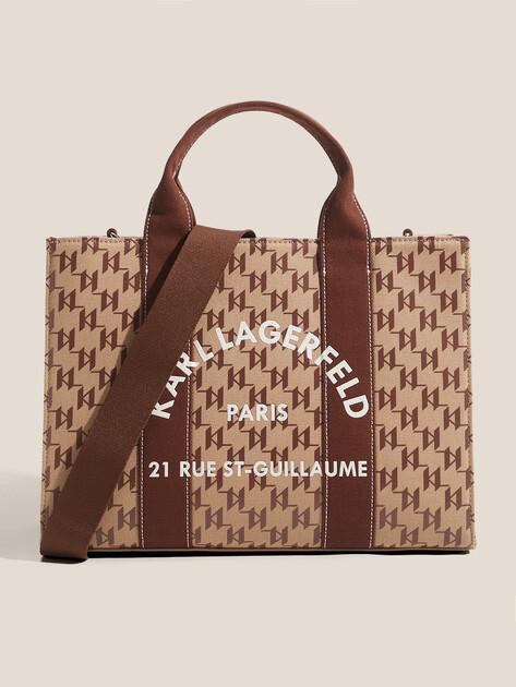 KARL LAGERFELD Тоут k/rsg square mono md tote (текстиль)