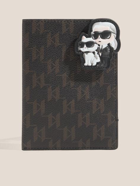 KARL LAGERFELD Обложка для паспорта ikon monogram cc passport case (иск. кожа)