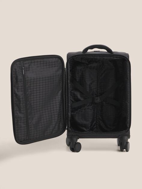KARL LAGERFELD Ikon Monogram Nylon Trolley Suitcase