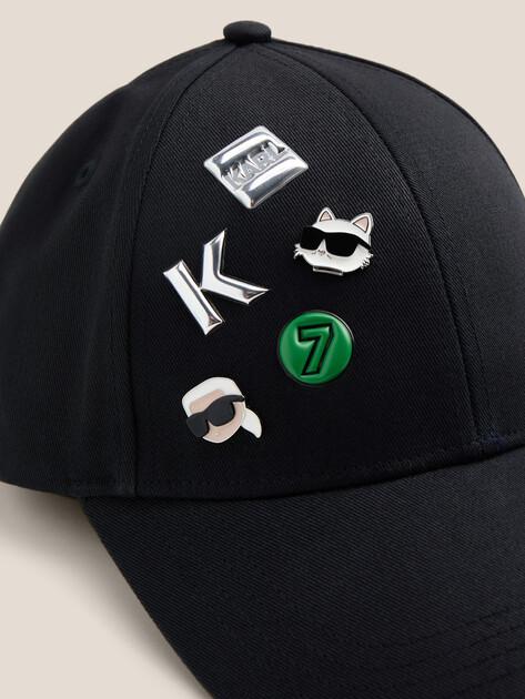 KARL LAGERFELD Ikon Multi Pin Cap (Textile)