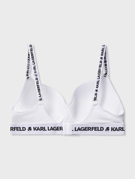 KARL LAGERFELD Бюстгальтер logo padded bra (лиоцелл/эластан)