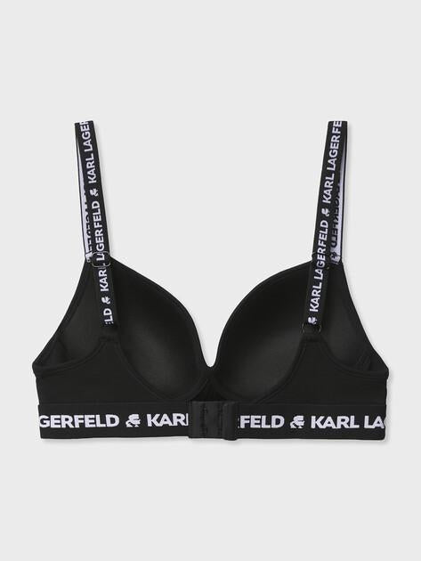 KARL LAGERFELD Бюстгальтер logo padded bra (лиоцелл/эластан)
