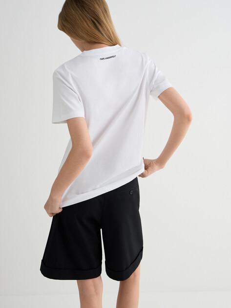 KARL LAGERFELD Ikon Valentine T-shirt (cotton)