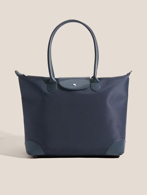 TENDANCE Tote (textile/genuine leather)