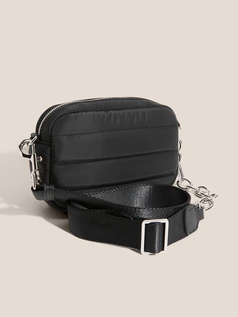 TENDANCE Crossbody Shoulder Bag (Textile/Genuine Leather)