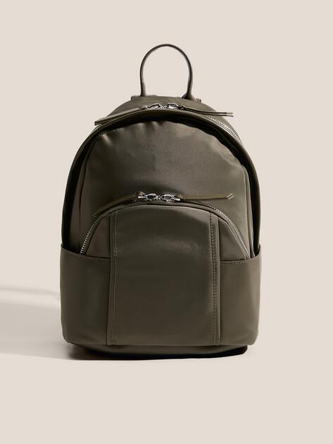 TENDANCE Backpack (nylon/genuine leather)