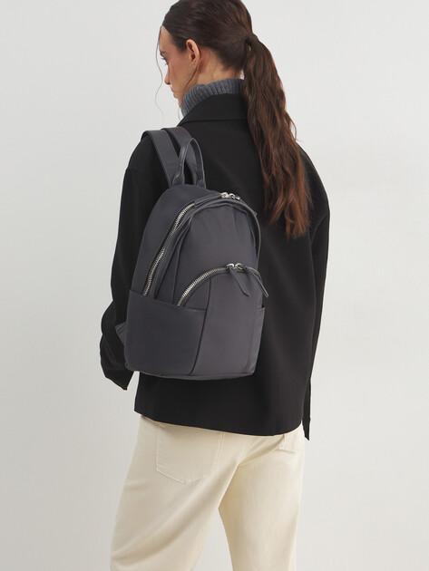 TENDANCE Backpack (nylon/genuine leather)