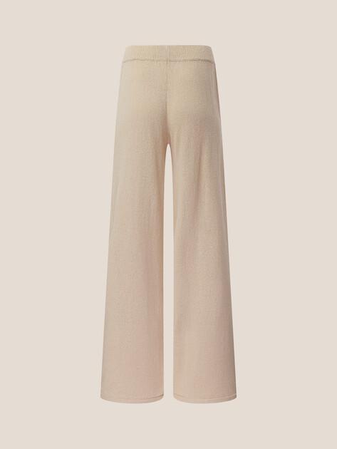 MAISON DAVID Wide-leg trousers (acrylic/cotton)