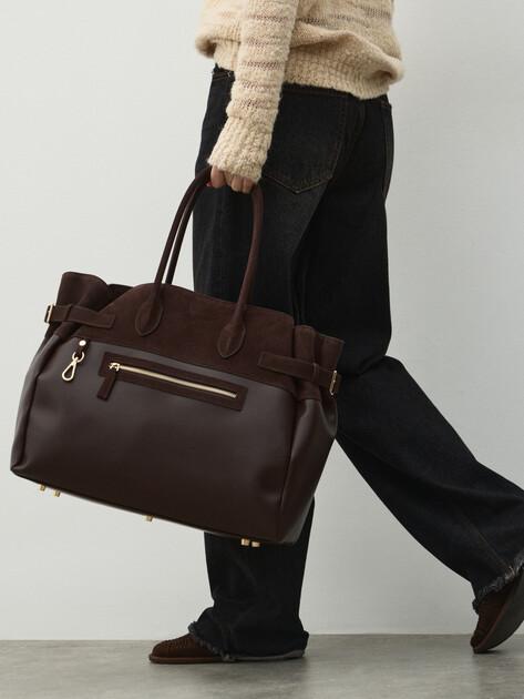 TENDANCE Bag (genuine leather/genuine suede)