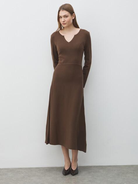 MAISON DAVID Dress (natural wool/polyester)