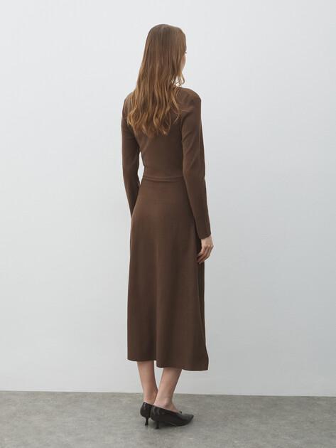 MAISON DAVID Dress (natural wool/polyester)