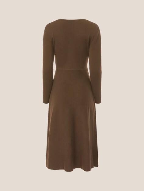 MAISON DAVID Dress (natural wool/polyester)