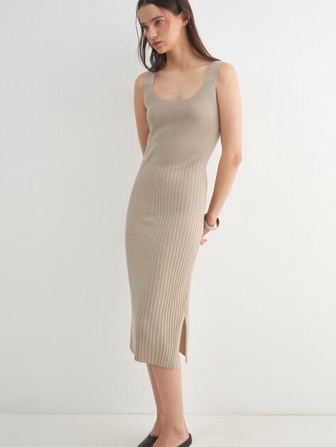 MAISON DAVID Dress (polyester/natural wool)