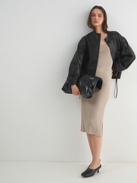 MAISON DAVID Dress (polyester/natural wool)