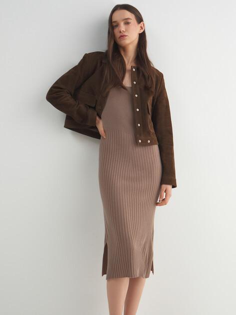 MAISON DAVID Dress (polyester/natural wool)