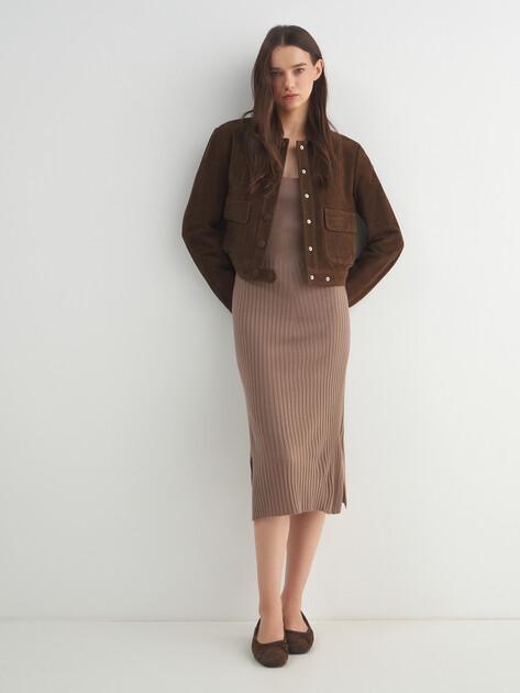 MAISON DAVID Dress (polyester/natural wool)