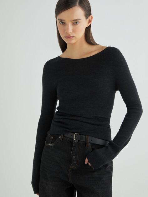 MAISON DAVID Jumper (natural wool)