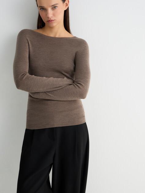 MAISON DAVID Jumper (natural wool)