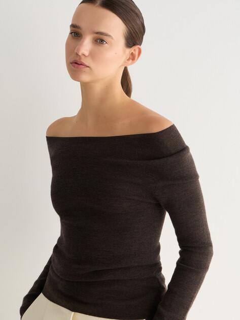 MAISON DAVID Jumper (natural wool)