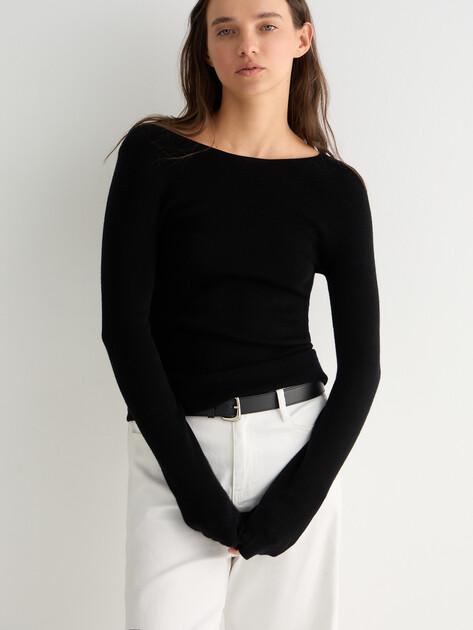 MAISON DAVID Jumper (natural wool)